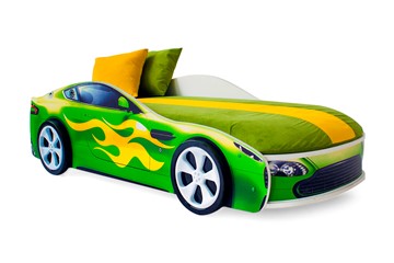 Детская кровать-машинка Бондимобиль зеленый в Сыктывкаре