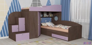 Детская кровать-шкаф Кадет-2, корпус Бодего, фасад Ирис в Сыктывкаре