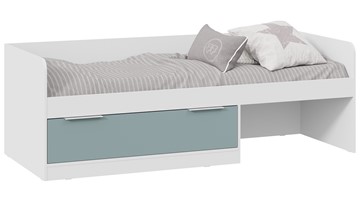 Кровать в детскую ТриЯ Марли Тип 1 (Белый/Серо-голубой) в Сыктывкаре