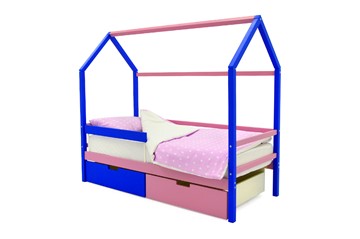Кровать-домик в детскую Svogen синий-лаванда в Сыктывкаре