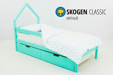 Детская кровать-домик мини Skogen мятная в Сыктывкаре