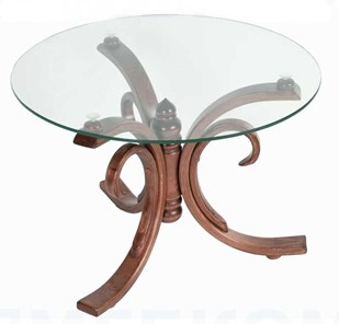 Стеклянный столик в гостиную СЖ 5 средний тон/стекло в Сыктывкаре