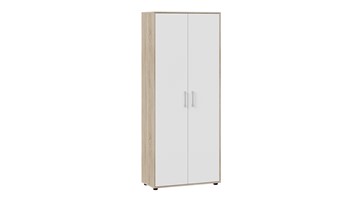Распашной шкаф комбинированный Витра тип 1 (Дуб сонома/Белый ясень) в Сыктывкаре