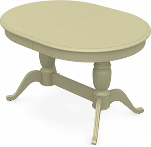 Кухонный стол раздвижной Леонардо-2 исп. Овал, тон 10 (Морилка/Эмаль) в Сыктывкаре