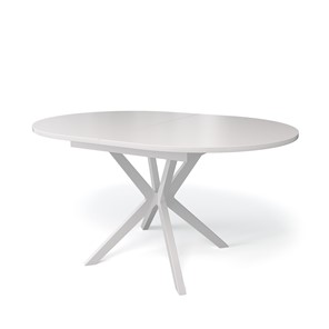 Раздвижной стол Kenner B1300 (Белый/Стекло белое сатин) в Сыктывкаре