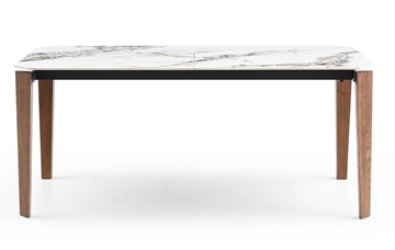 Керамический кухонный стол DT8843CW (180) белый мрамор  керамика в Сыктывкаре