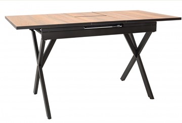 Кухонный стол раскладной Илком Стайл № 11 (1100/1500*700 мм.) столешница пластик, форма Флан, с механизмом бабочка в Сыктывкаре