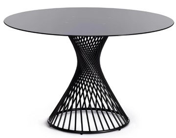 Стеклянный стол BERTOIA (mod. GT21) металл/стекло, Black (черный) арт.20595 в Сыктывкаре