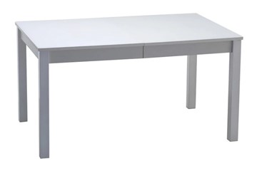 Кухонный раздвижной стол Нагано-2 стекло белое opti (хром-лак) 1 в Сыктывкаре