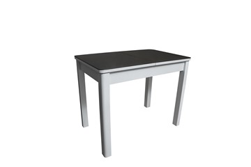 Стеклянный обеденный стол Айсберг-1СТ белое-черное в Сыктывкаре