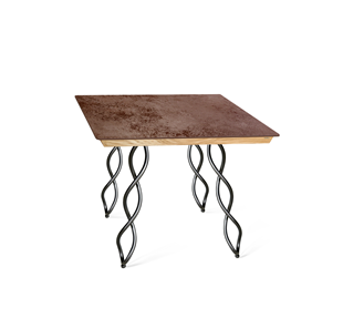 Керамический кухонный стол SHT-TU17 (4 шт.)/ТT8 60/60 (черный муар/прозрачный лак/коричневая сепия) в Сыктывкаре