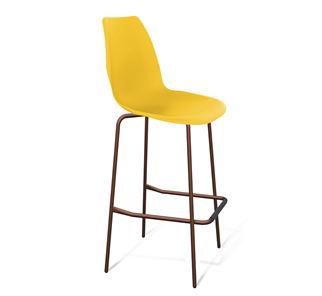 Барный стул SHT-ST29/S29 (желтый ral 1021/медный металлик) в Сыктывкаре
