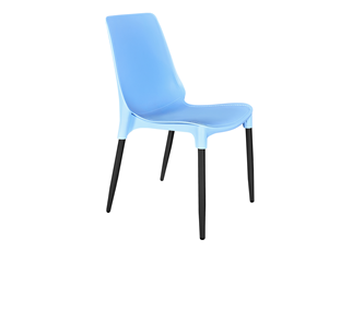 Обеденный стул SHT-ST75/S424-C (голубой/черный муар) в Сыктывкаре