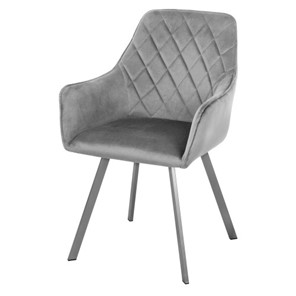 Мягкий стул-кресло Мадрид СРП-056 бриллиант Дрим серый в Сыктывкаре
