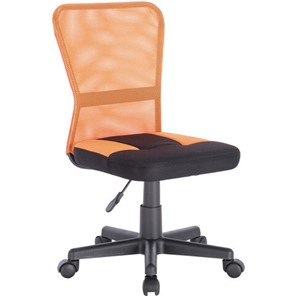 Кресло офисное Brabix Smart MG-313 (без подлокотников, комбинированное, черное/оранжевое) 531844 в Сыктывкаре
