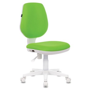 Офисное кресло Brabix Fancy MG-201W (без подлокотников, пластик белый, салатовое) 532414 в Сыктывкаре