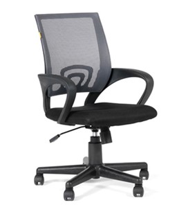 Кресло офисное CHAIRMAN 696 black Сетчатый акрил DW63 темно-серый в Сыктывкаре