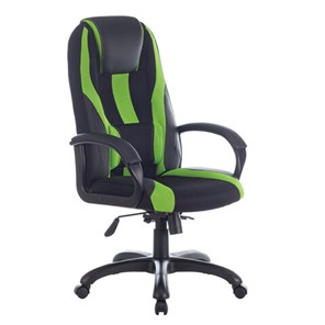 Компьютерное кресло Brabix Premium Rapid GM-102 (экокожа/ткань, черное/зеленое) 532419 в Сыктывкаре