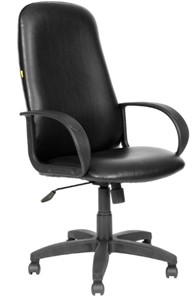 Кресло компьютерное CHAIRMAN 279, экокожа, цвет черный в Сыктывкаре