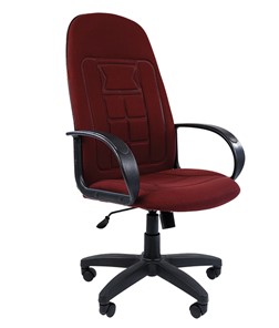 Кресло CHAIRMAN 727 ткань ст., цвет бордо в Сыктывкаре
