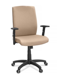 Офисное кресло для руководителя Alfa A/MK/1D, ткань Bahama / бежевая в Сыктывкаре