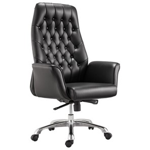 Кресло офисное BRABIX PREMIUM "Legacy EX-750", синхромеханизм, алюминий, экокожа, черное, 532492 в Сыктывкаре