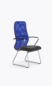 Кресло офисное Метта Ergolife Sit 8 B2-9K - X1+Extra (Синий-Черный) в Сыктывкаре