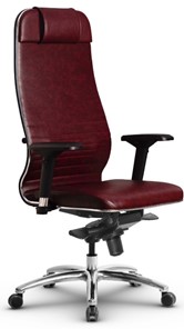 Кресло офисное Metta L 1m 38K2/4D мультиблок, нижняя часть 17838 бордовый в Сыктывкаре