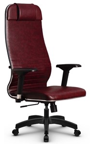 Кресло офисное Metta L 1m 38K2/4D топган, нижняя часть 17831 бордовый в Сыктывкаре