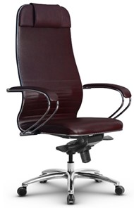 Кресло офисное Metta L 1m 38K2/K мультиблок, нижняя часть 17838 бордовый в Сыктывкаре
