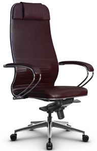 Кресло офисное Metta L 1m 38K2/K мультиблок, нижняя часть 17839 бордовый в Сыктывкаре