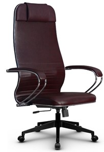 Кресло офисное Metta L 1m 38K2/K топган, нижняя часть 17832 бордовый в Сыктывкаре