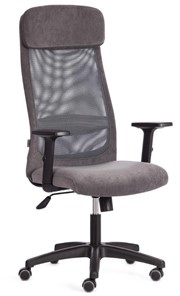 Офисное кресло PROFIT PLT флок/ткань, серый, 29/W-12, арт.20537 в Сыктывкаре