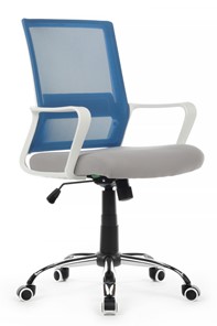 Кресло Riva RCH 1029MW, серый/синий в Сыктывкаре