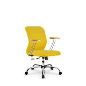 Кресло офисное SU-Mr-4/подл.078/осн.003 желтый в Сыктывкаре