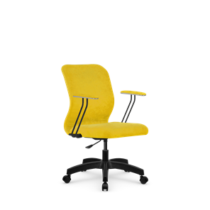 Кресло офисное SU-Mr-4/подл.079/осн.005 желтый в Сыктывкаре