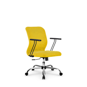 Офисное кресло SU-Mr-4/подл.109/осн.003  желтый в Сыктывкаре