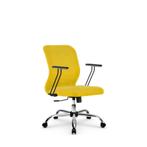 Офисное кресло SU-Mr-4/подл.110/осн.003 желтый в Сыктывкаре