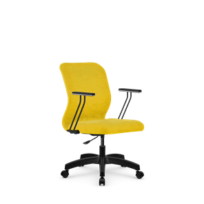 Офисное кресло SU-Mr-4/подл.110/осн.005 желтый в Сыктывкаре
