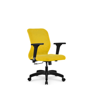 Кресло компьютерное SU-Mr-4/подл.200/осн.001 желтый в Сыктывкаре