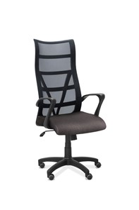 Офисное кресло для персонала Топ, сетка/ткань Bahama / черная/серая в Сыктывкаре