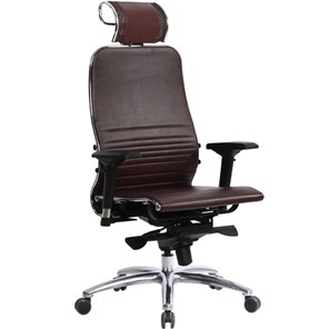 Офисное кресло Samurai K-3.04 темно-бордовый в Сыктывкаре