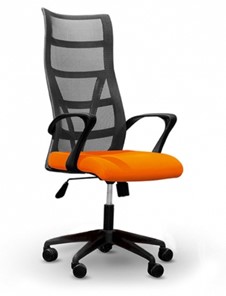 Кресло компьютерное 5600, оранж/черное в Сыктывкаре