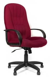Кресло компьютерное CHAIRMAN 685, ткань TW 13, цвет бордо в Сыктывкаре