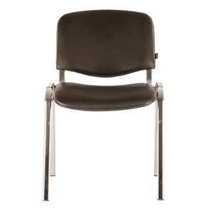 Офисный стул Brabix Iso CF-001 (хромированный каркас, кожзам черный) 531424 в Сыктывкаре