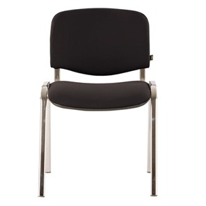 Офисный стул Brabix Iso CF-001 (хромированный каркас, ткань черная) 531419 в Сыктывкаре