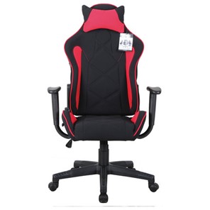 Кресло офисное Brabix GT Racer GM-100 (подушка, ткань, черное/красное) 531820 в Сыктывкаре