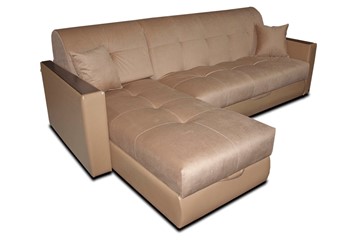 Угловой диван с оттоманкой Аккордеон-1 (сп.м. 1300х2050) в Сыктывкаре