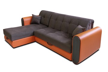 Угловой диван с оттоманкой Аккордеон-8 (сп.м. 80х205) в Сыктывкаре