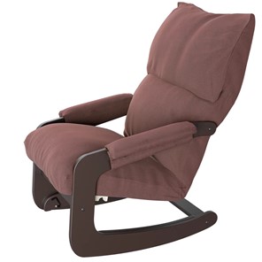 Кресло Трансформер Амадео ВСК №81 (каркас венге, сиденье коричнево-розовое) в Сыктывкаре